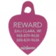 Product TagWorks® Sport Collection Heart Personalized Pet ID Tag
