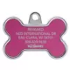 Product TagWorks® Blingz Collection Bone Personalized Pet ID Tag
