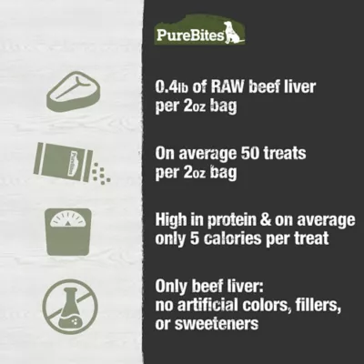 Product Purebites® Freeze Dried Dog Treat - Beef