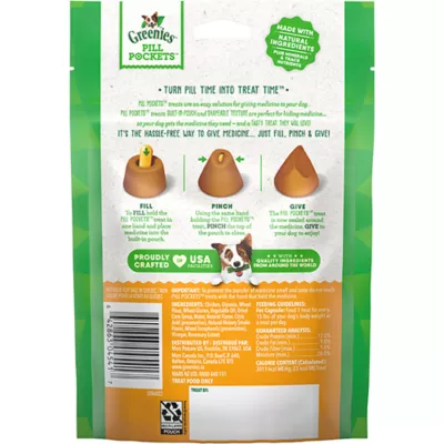 Product Greenies Pill Pockets Capsule Sized Chicken Flavored Dog Treats - Pill Administration Assistant