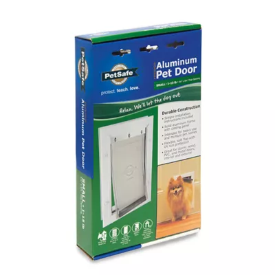 Product PetSafe® Freedom Aluminum Pet Door for Dogs and Cats - White - Tinted Vinyl Flap
