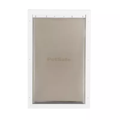 Product PetSafe® Freedom Aluminum Pet Door for Dogs and Cats - White - Tinted Vinyl Flap