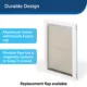 Product PetSafe® Freedom Aluminum Pet Door for Dogs and Cats - White - Tinted Vinyl Flap
