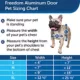 Product PetSafe® Freedom Aluminum Pet Door for Dogs and Cats - White - Tinted Vinyl Flap