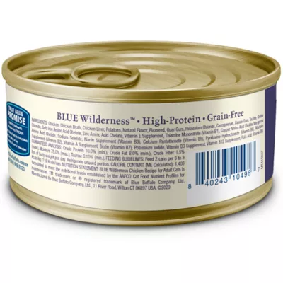 Product Blue Buffalo Wilderness Adult Wet Cat Food - Grain Free, Chicken