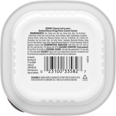 Product Cesar® Classics Adult Wet Dog Food - Loaf, 3.5 Oz.
