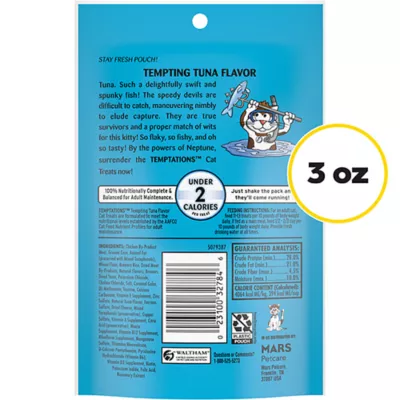 Product Temptations™ Classic Adult Cat Treats - Soft & Crunchy, Tempting Tuna