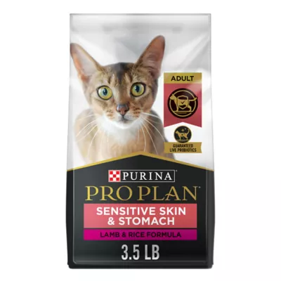 Product Purina® Pro Plan Sensitive Skin & Stomach Adult Dry Cat Food - Lamb & Rice, With Probiotics