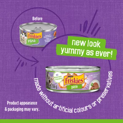 Product Friskies Pâté, Wet Cat Food, 156 g