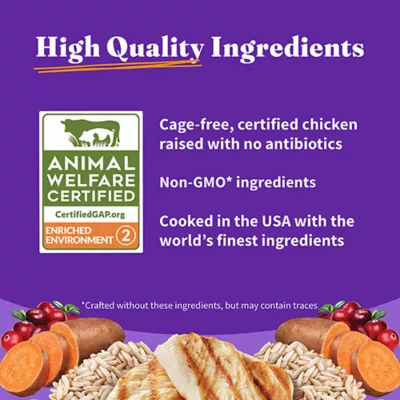 Product Halo Holistic Healthy Grains, Adult Dry Cat Food - Chicken Recipe, 6 lb