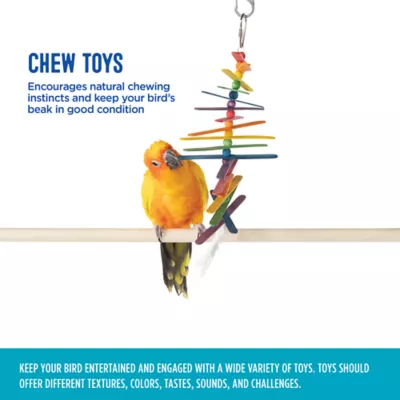 Product All Living Things® Popsicle Stick Bird Toy