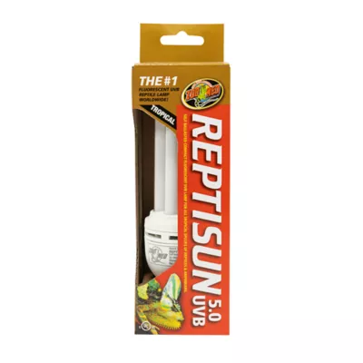 Product Zoo Med ReptiSun 5.0 UVB Compact Tropical Reptile Lamp