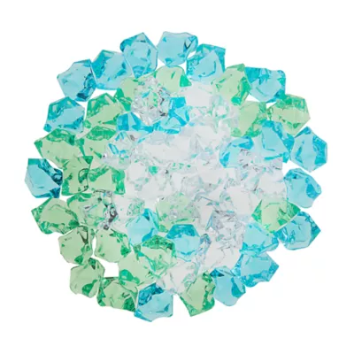 Product Top Fin® Acrylic Crystal Aquarium Décor - Green & Blue Mix