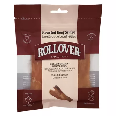 Product Rollover Roasted Beef Strips Premium Dog Treats