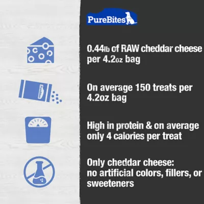 Product Purebites® Freeze Dried Dog Treat - Cheddar Cheese