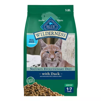 Product Blue Buffalo Wilderness Adult Dry Cat Food - Grain Free, Duck