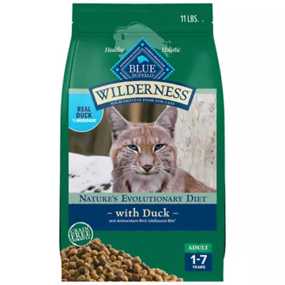 Product Blue Buffalo Wilderness Adult Dry Cat Food - Grain Free, Duck