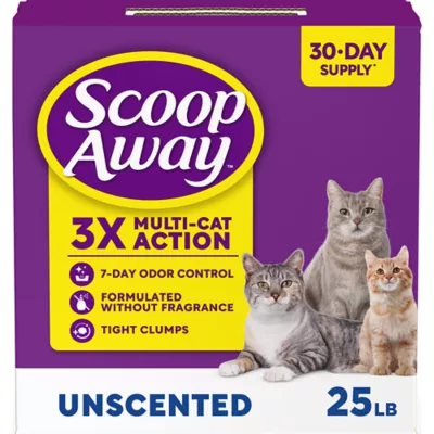 Product Scoop Away Clumping Cat Litter, Unscented, 25 LB