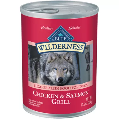 Product Blue Buffalo® Wilderness™ Adult Wet Dog Food - Grain Free, Salmon & Chicken, 12.5 oz