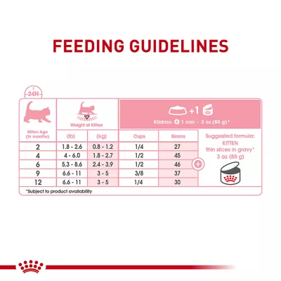 Product Royal Canin® Feline Health Nutrition Kitten Thin Slices in Gravy Wet Cat Food - 3 oz