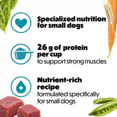 Product Beneful Incredibites, Small Breed Dry Dog Food -  Real Beef