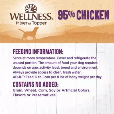 Product Wellness® 95% All Life Stage Dog Food Topper - Natural, Grain Free