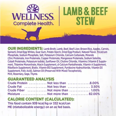 Product Wellness® Stews All Life Stage Wet Dog Food - Natural