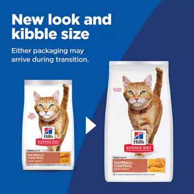 Product Hill's® Science Diet® Hairball Control Light Adult Dry Cat Food - Chicken