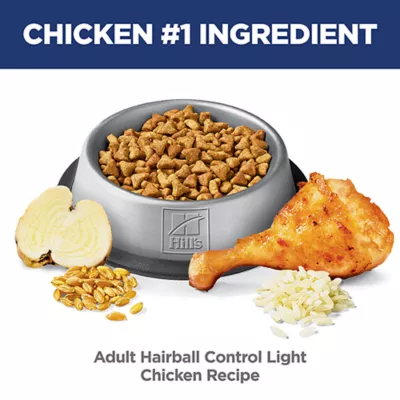 Product Hill's® Science Diet® Hairball Control Light Adult Dry Cat Food - Chicken