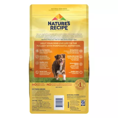 Product Nature's Recipe Adult Dry Dog Food - Chicken, Sweet Potato, Pumpkin