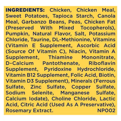 Product Nature's Recipe Adult Dry Dog Food - Chicken, Sweet Potato, Pumpkin