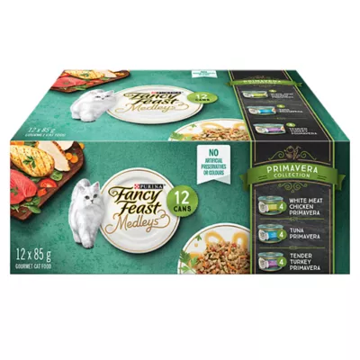 Product Fancy Feast Medleys Wet Cat Food Variety Pack, 85g x 12
