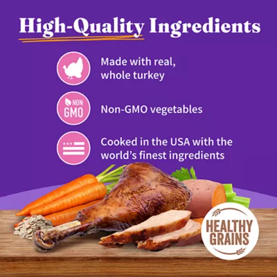 Product Halo Healthy Grains Adult Wet Dog Food - Turkey Recipe in Broth, 13.2 oz