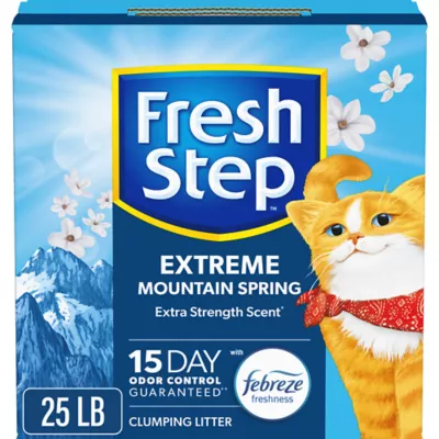 Product Fresh Step Extreme Clumping Litter With Febreze Freshness, Box, 25 LB