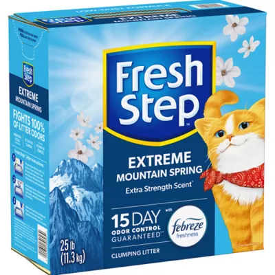 Product Fresh Step Extreme Clumping Litter With Febreze Freshness, Box, 25 LB