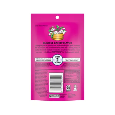 Product Temptations™ Classic Adult Cat Treats - Soft & Crunchy, Blissful Catnip