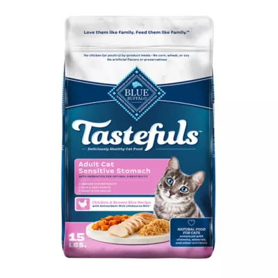 Product Blue Buffalo Tastefuls Adult Cat Sensitive Stomach Dry Food - Natural, Chicken & Brown Rice