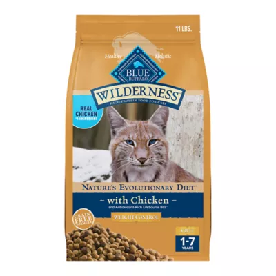 Product Blue Buffalo Wilderness Weight Control Adult Dry Cat Food - Grain Free, Chicken