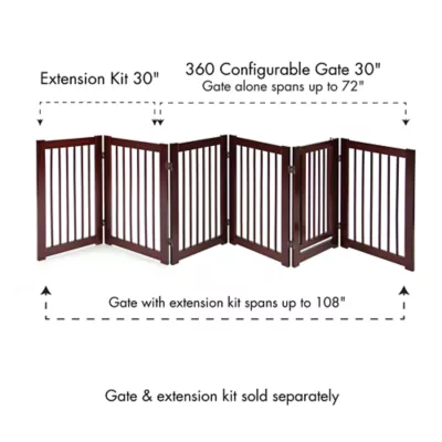 Product Primetime Petz 360 Configurable 2-Panel Extension Pet Gate
