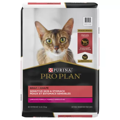 Product Purina® Pro Plan Sensitive Skin & Stomach Adult Dry Cat Food - Lamb & Rice, With Probiotics