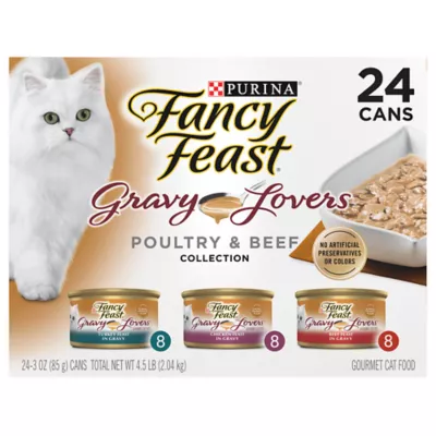 Product Fancy Feast® Gravy Lovers All Life Stages Cat Wet Food - Variety Pack, 24 CT, 72 OZ
