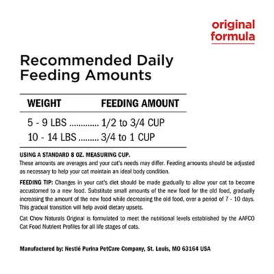 Product Purina® Cat Chow® Naturals All Life Stages Cat Dry Food - Chicken, Natural, No Artificial Flavors