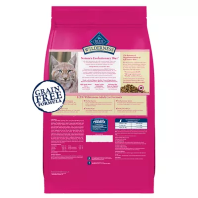 Product Blue Buffalo Wilderness Adult Dry Cat Food - Grain Free, Salmon