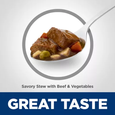 Product Hill's® Science Diet® Savory Stew Adult Wet Dog Food - Beef & Vegetable, 12.8 oz
