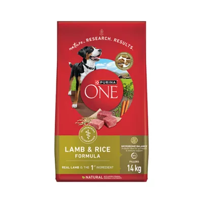 Product Purina ONE Microbiome Balance Dry Dog Food - Lamb & Rice Formula