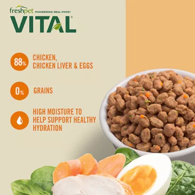 Product Freshpet® Vital Cat Food - Grain Free, Chicken & Chicken Liver, 1 LB