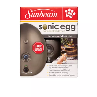 Product Sunbeam Ultrasonic Egg Dog Bark Control Device - up to 50 ft range
