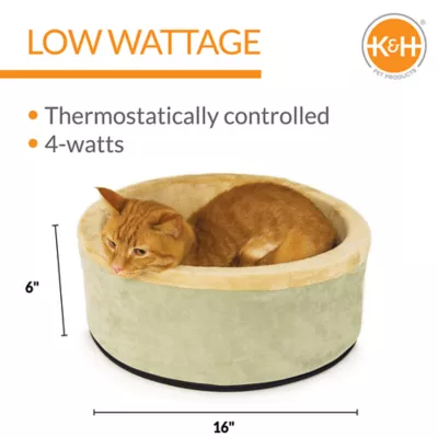 Product K&H Pet Products Thermo-Kitty Heated Cat Bed