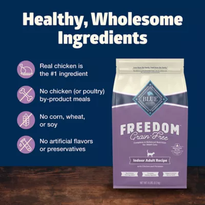 Product Blue Buffalo Freedom Adult Dry Cat Food - Grain Free, Chicken