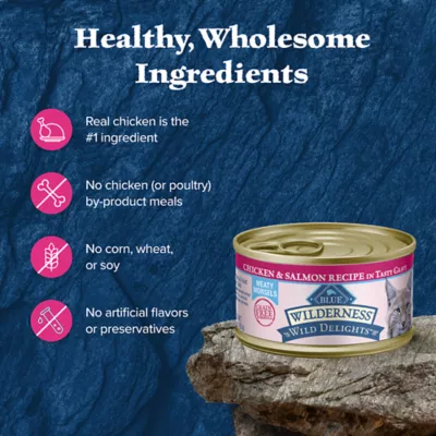Product Blue Buffalo Wilderness Adult Wet Cat Food - Grain Free, 3 Oz.